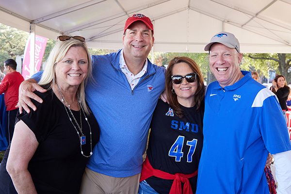 Connect at an SMU away game