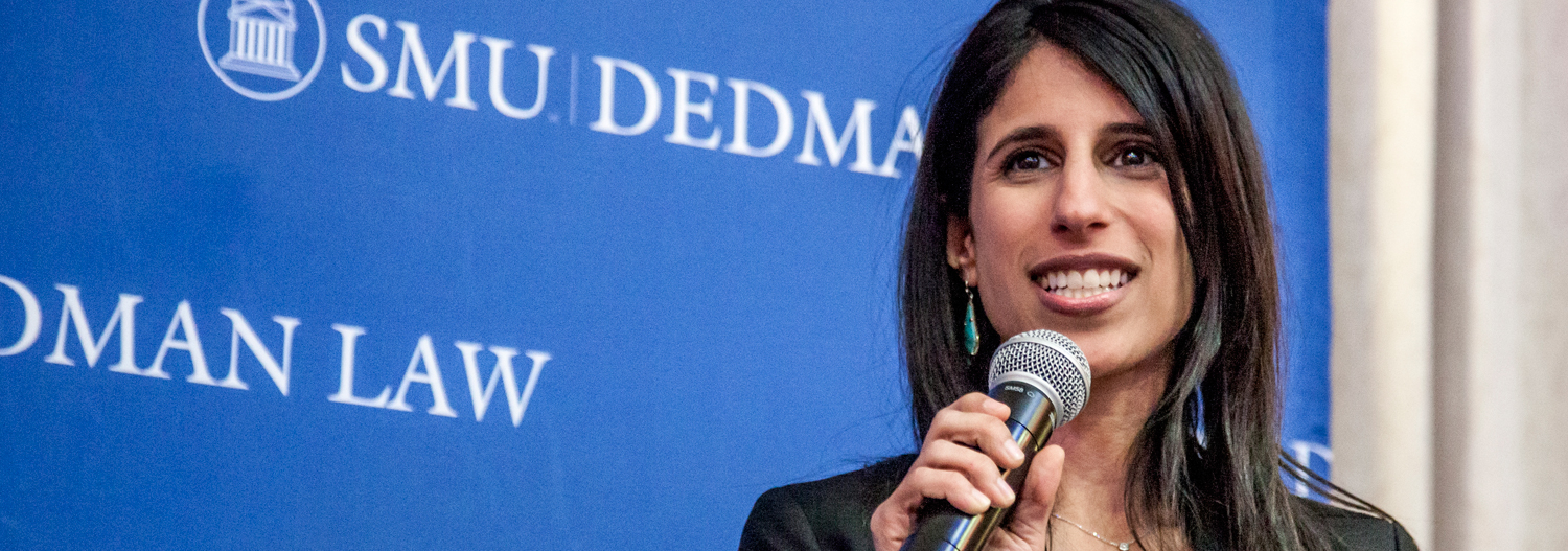 Professor Orly Mazur speaking at symposium