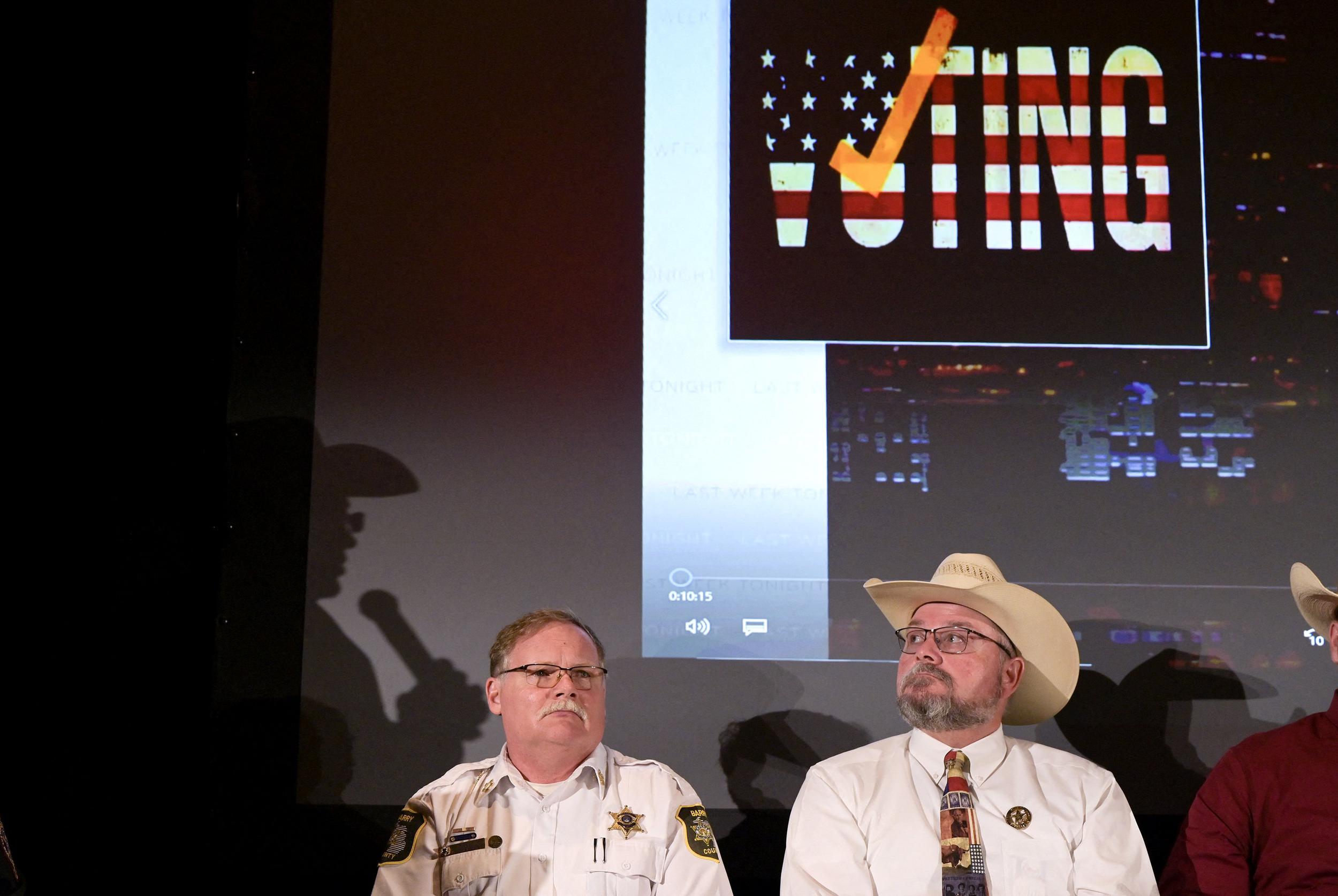panel of people on a stage