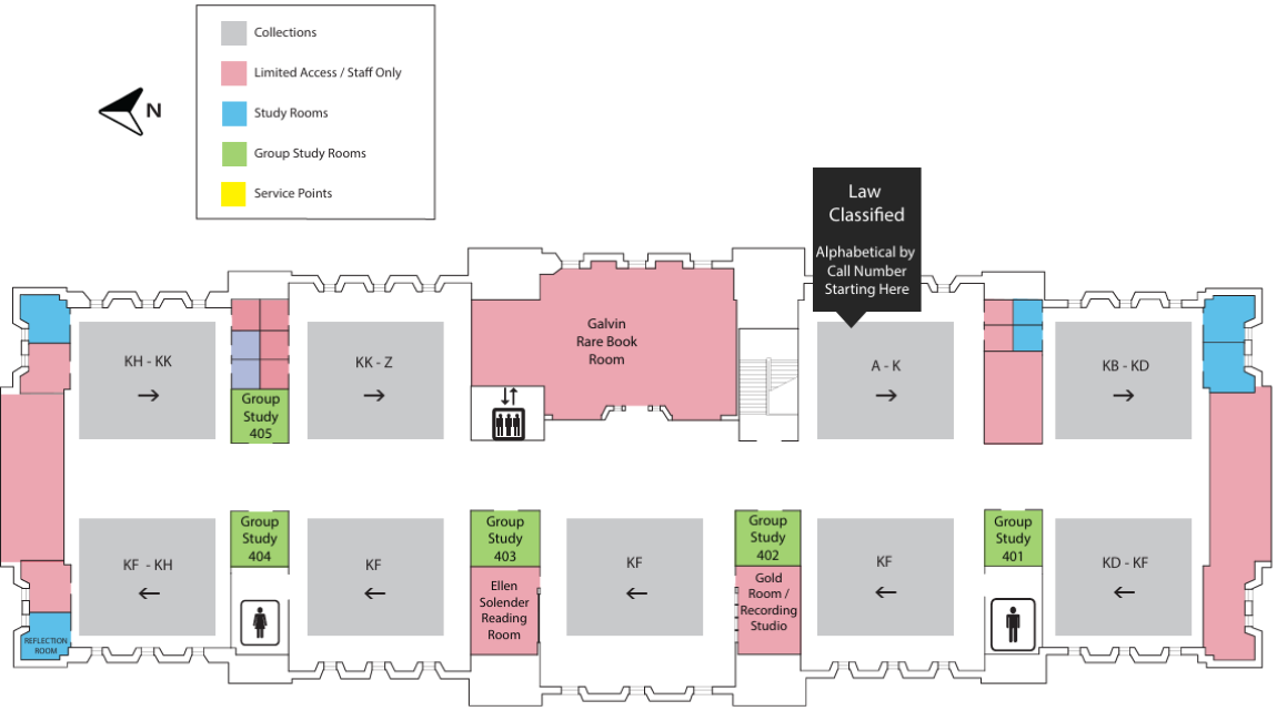 Underwood Fourth Floor Map 26