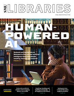 cover of SMU Libraries Newsletter, Fall 2025 edition
