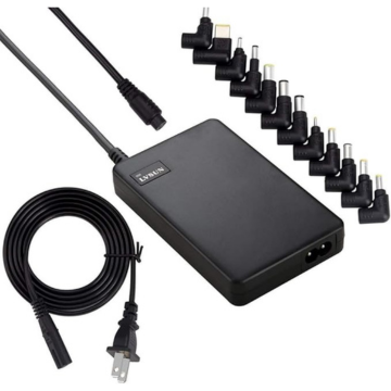 laptop charger with many different attachments