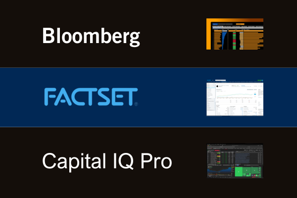 Business Certifications: Bloomberg, FactSet, Capital IQ Pro