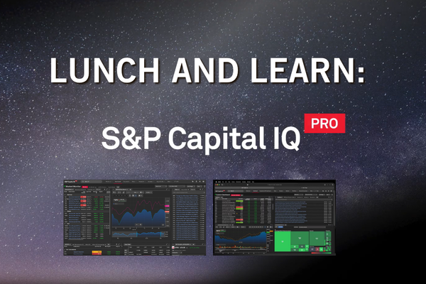 Lunch and Learn: Business Intelligence with S&P Capital IQ Pro