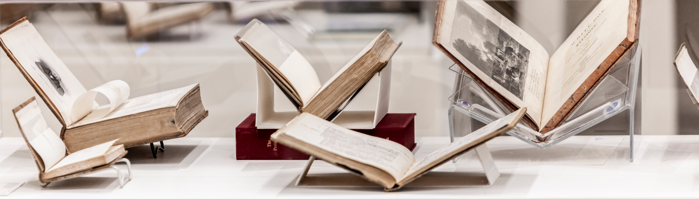 books on display