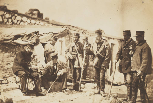 	 Image of soldiers in the 57th Regiment of Foot and Lt. Col. Thomas Shadforth.