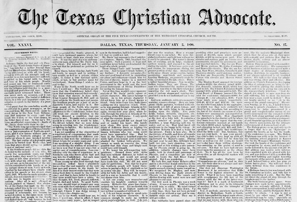 Historic Newpapers at Bridwell Library
