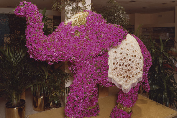 [Elephant Flower Sculpture]