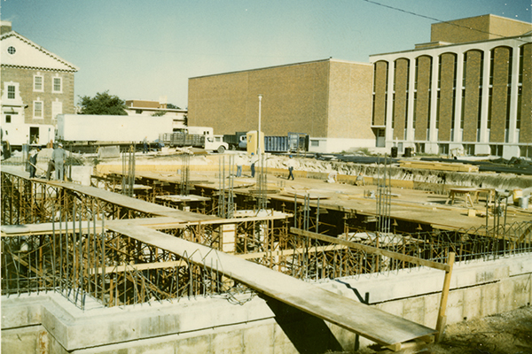 October 5, 1972 Bridwell Annex Construction