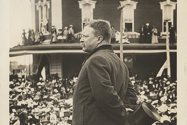 [President Theodore Roosevelt in Abilene, Kansas]