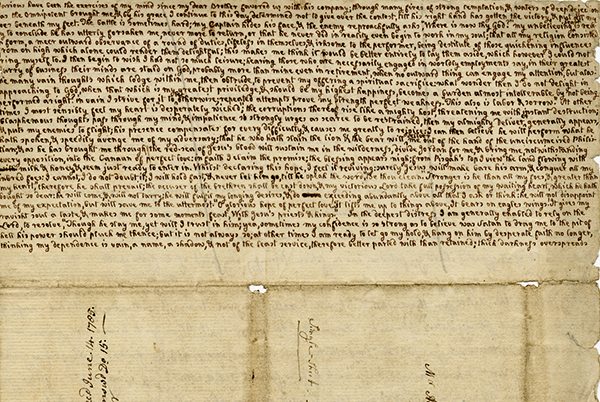 June 14, 1785 letter from Mary Cooke to Adam Clarke