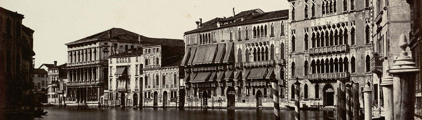 Canale Grande Palazzi Rezzonico, Giustinian, Foscari
