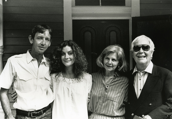 ['1918' Director Ken Harrison, Hallie, Lillian and Horton Foote]