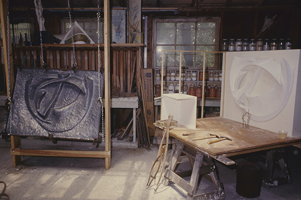 ''New City Hall'' Plaster Maquette and Lead Scale Model