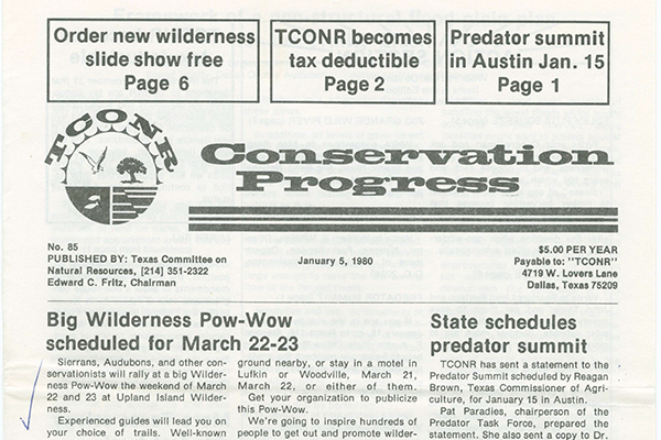 Conservation Progress: No. 85