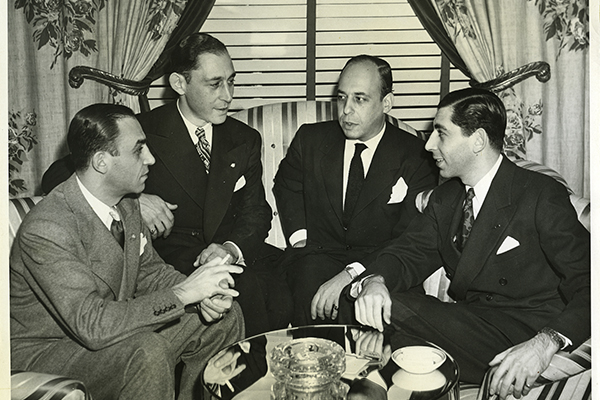 [Four Marcus Brothers, Herbert, Edward, Stanley and Lawrence, ca. 1935]