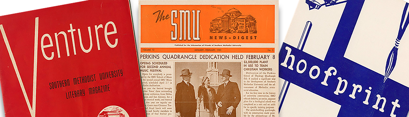 [Issses of Venture, The SMU News Digest, and Hoofprint]