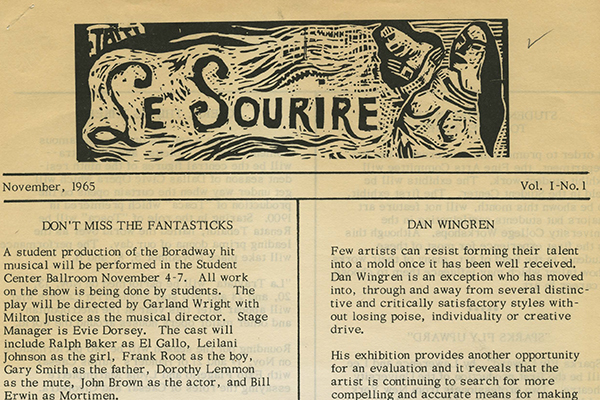 Le Sourire, Volume 1, Issue 1, November 1965