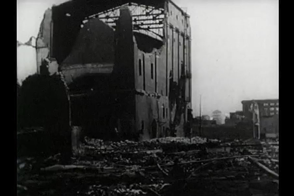 Earthquake ruins new Majestic Theater and City Hall