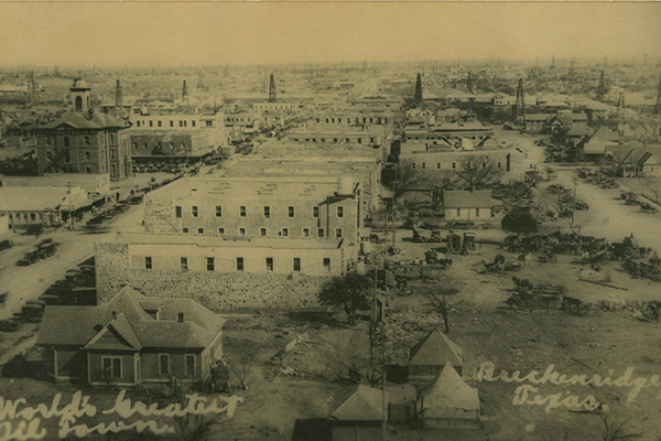 World's Largest Oil Town, Breckenridge, Texas.