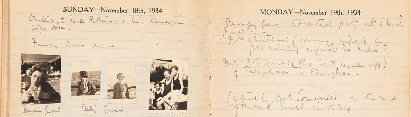 [Diary Entry for Sunday, November 18-Monday November 19, 1934]