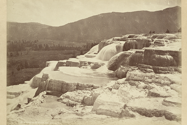 Gardiner's River Hot Springs. Diana's Baths.