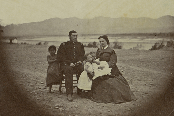 The two races, at Fort Mojave, Arizona.
