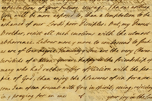 November 8, 1739 letter from George Whitefield to Ebenezer Blackwell