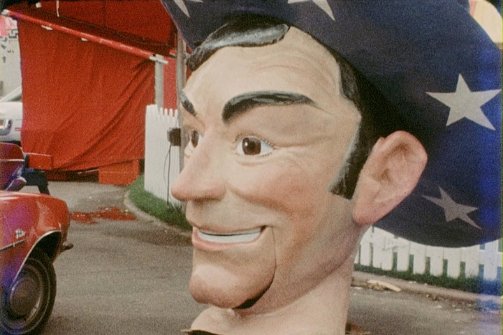 Film still of Big Tex's head