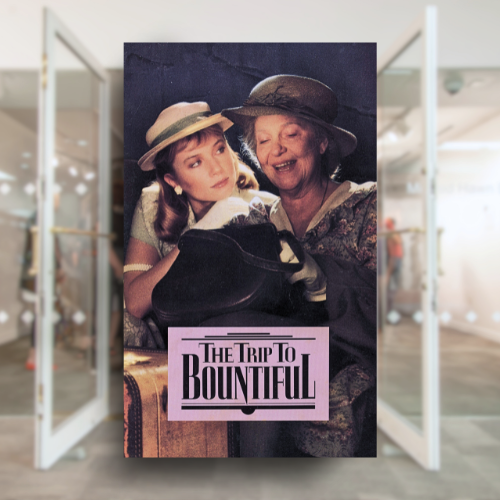 movie poster in front of Hawn Gallery