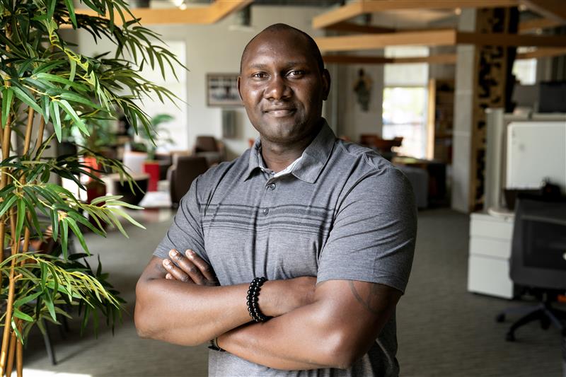George Opudo chose Lyle School of Engineering to learn about sustainable communities