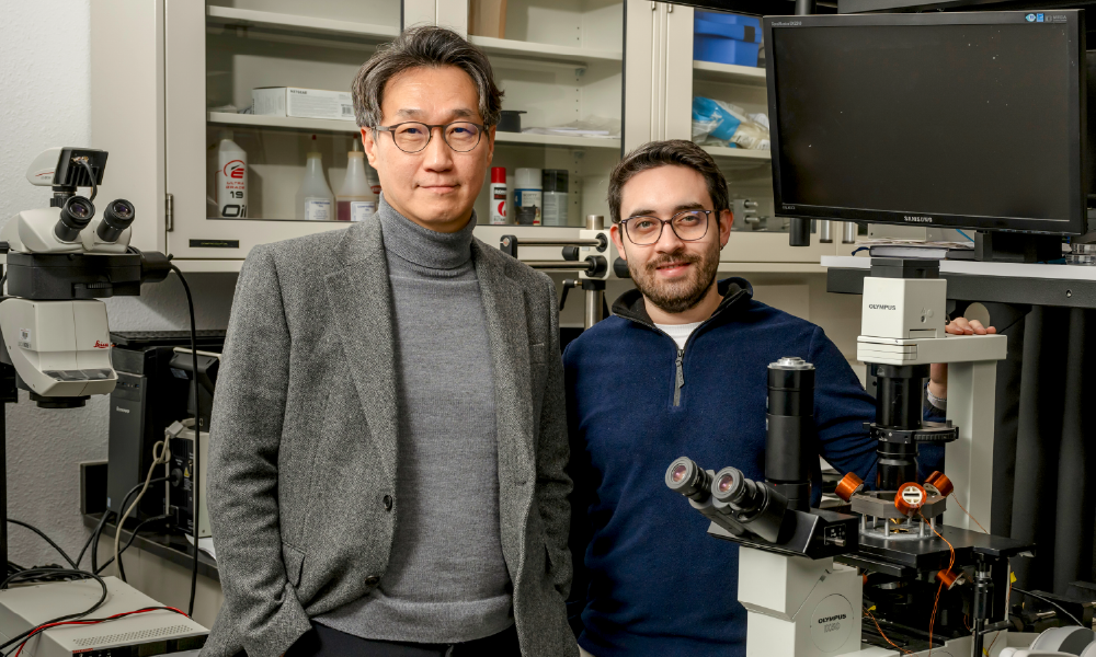 Expert faculty work with M.S. Biomedical Instrumentation students to develop technology to heal the future.