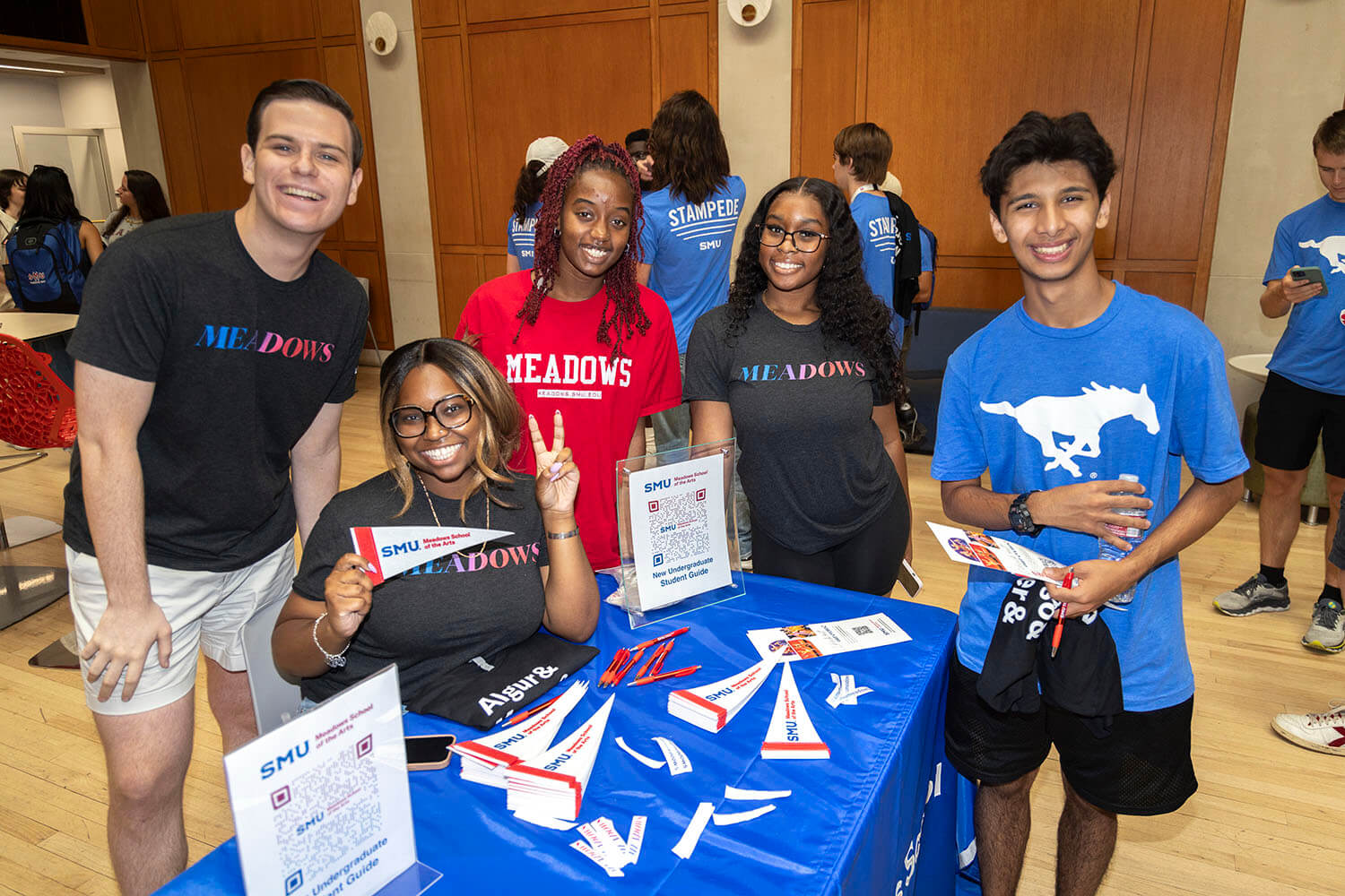 student workingat table