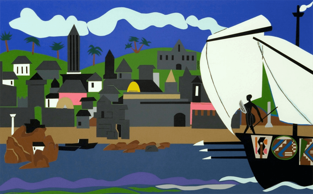 Romare Bearden, Black Odyssey: Home to Ithaca, 1977 