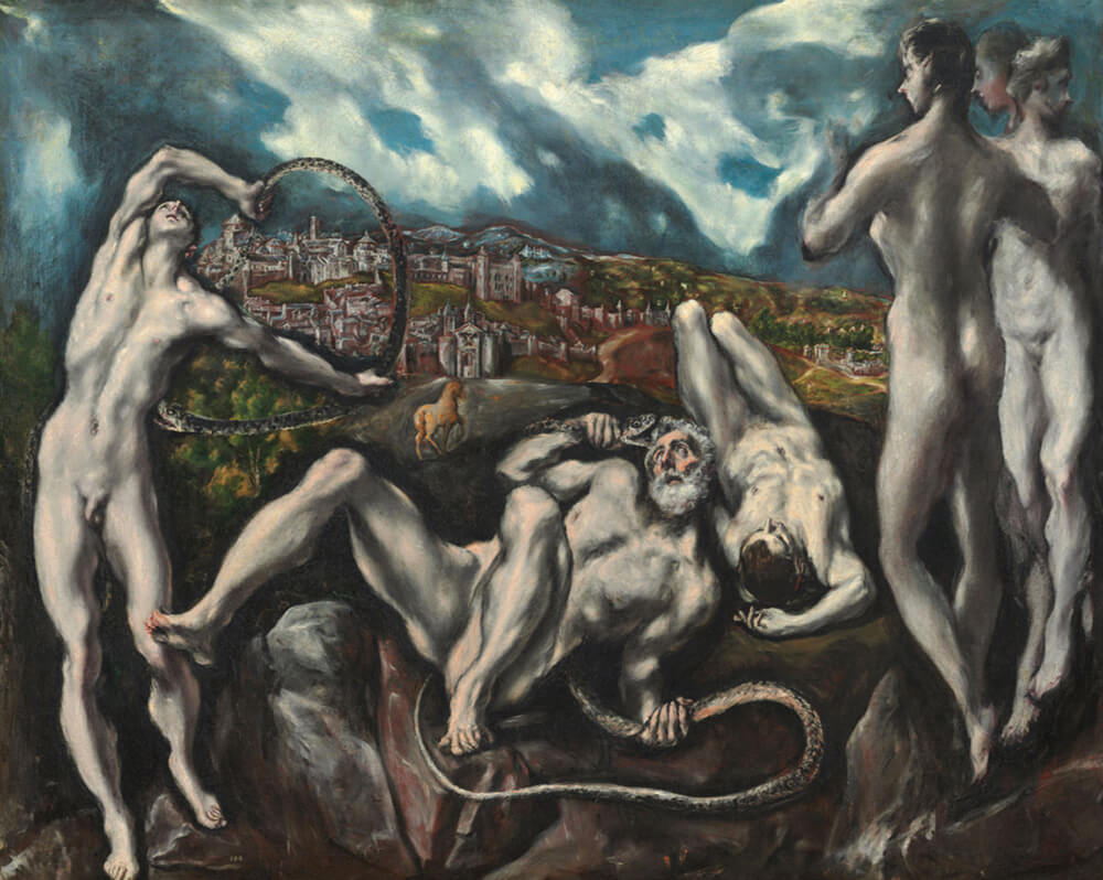 El Greco (Domḗnikos Theotokópoulos), Laocoön, c. 1610-1614, National Gallery of Art, Washington, D.C. 