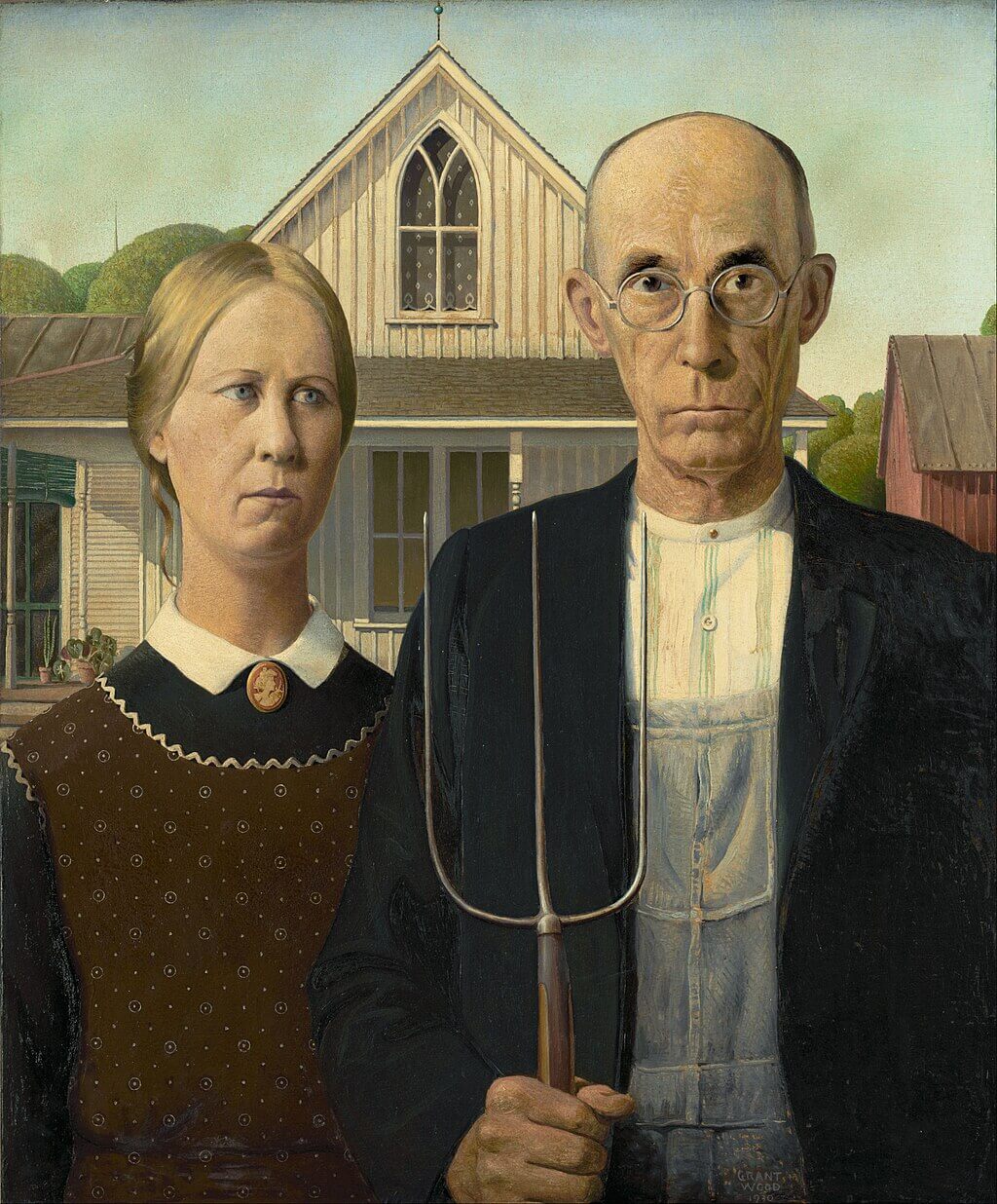 ARHS-3374-Grant-Wood-American-Gothic-1930