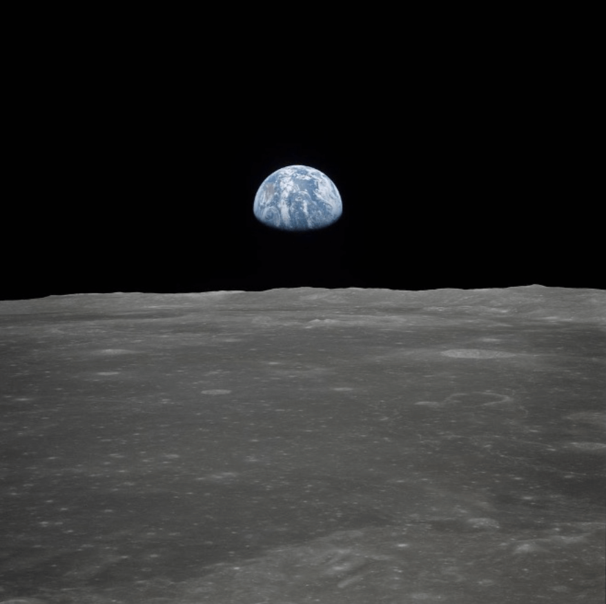 NASA (Michael Collins), Earthrise, 1969