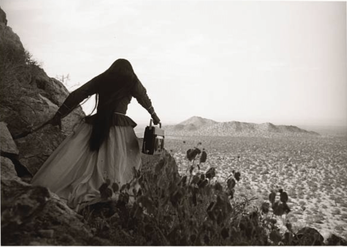 Graciela Iturbide, Mujer Ángel, Desierto de Sonora, México (Angel Woman, Sonora Desert, Mexico), 1979