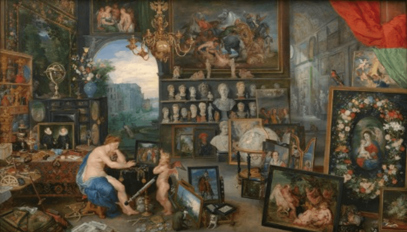 Jan Brueghel the Elder and Peter Paul Rubens, Sight from The Five Senses, 1617-1618