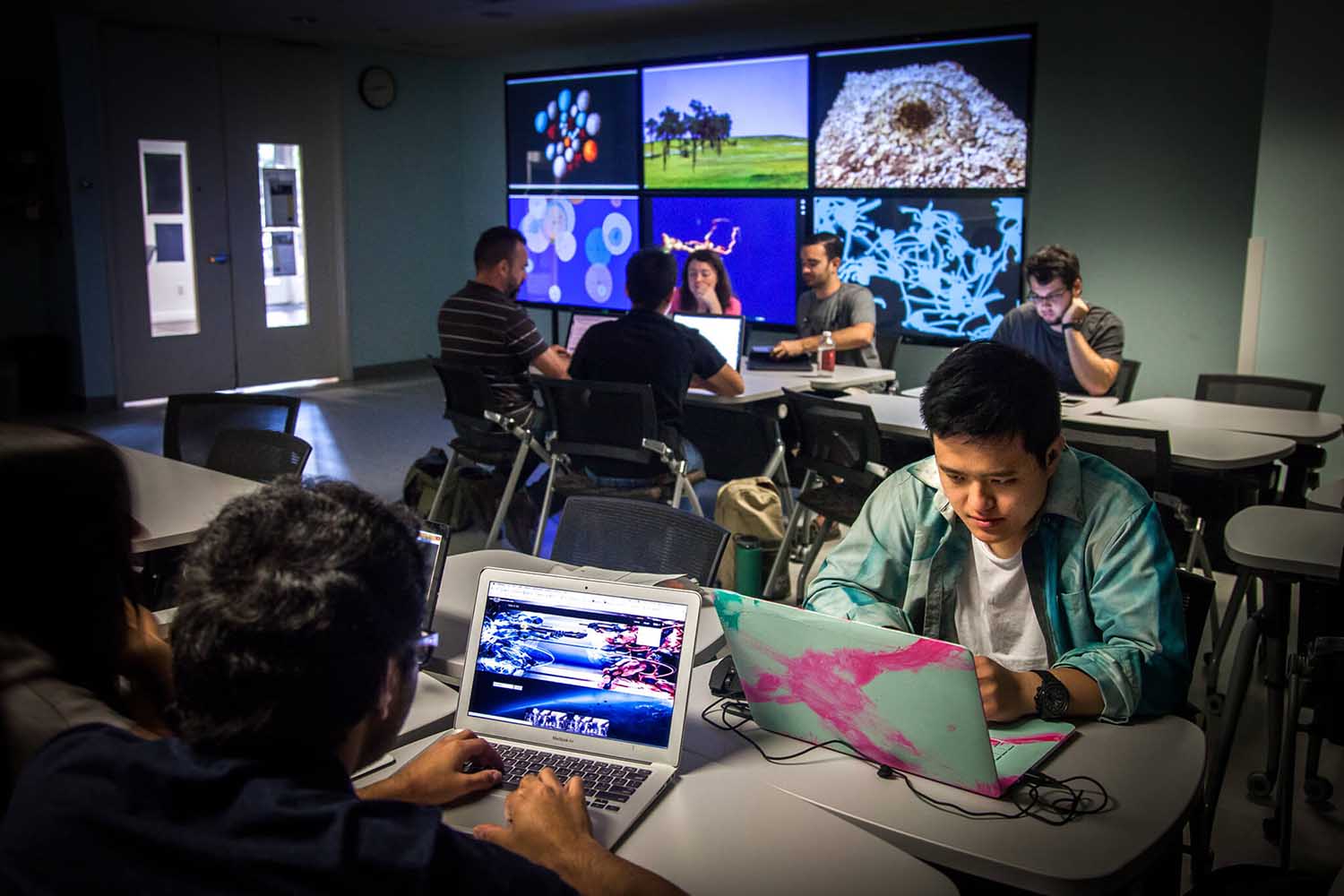 students in a classroom