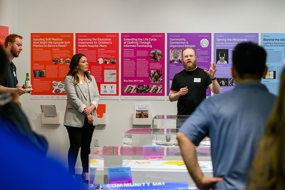 presentation with posters