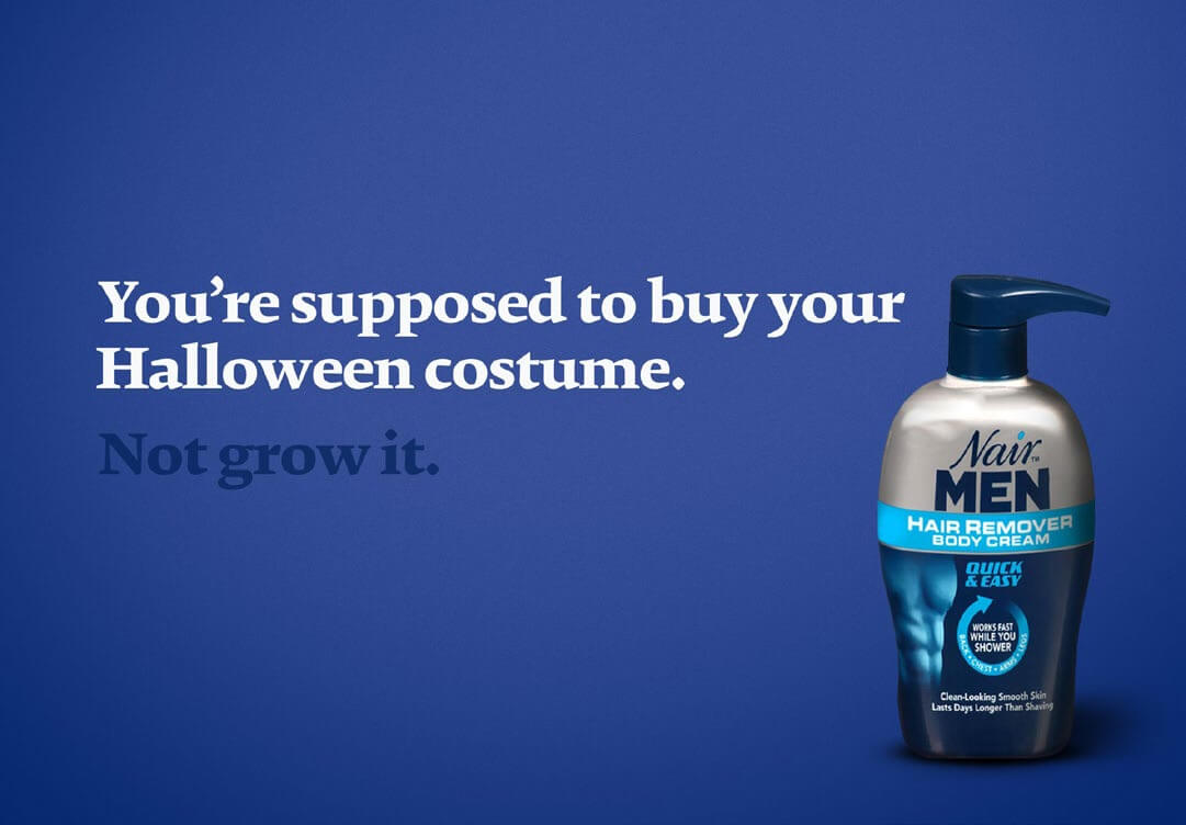 bottle on blue background