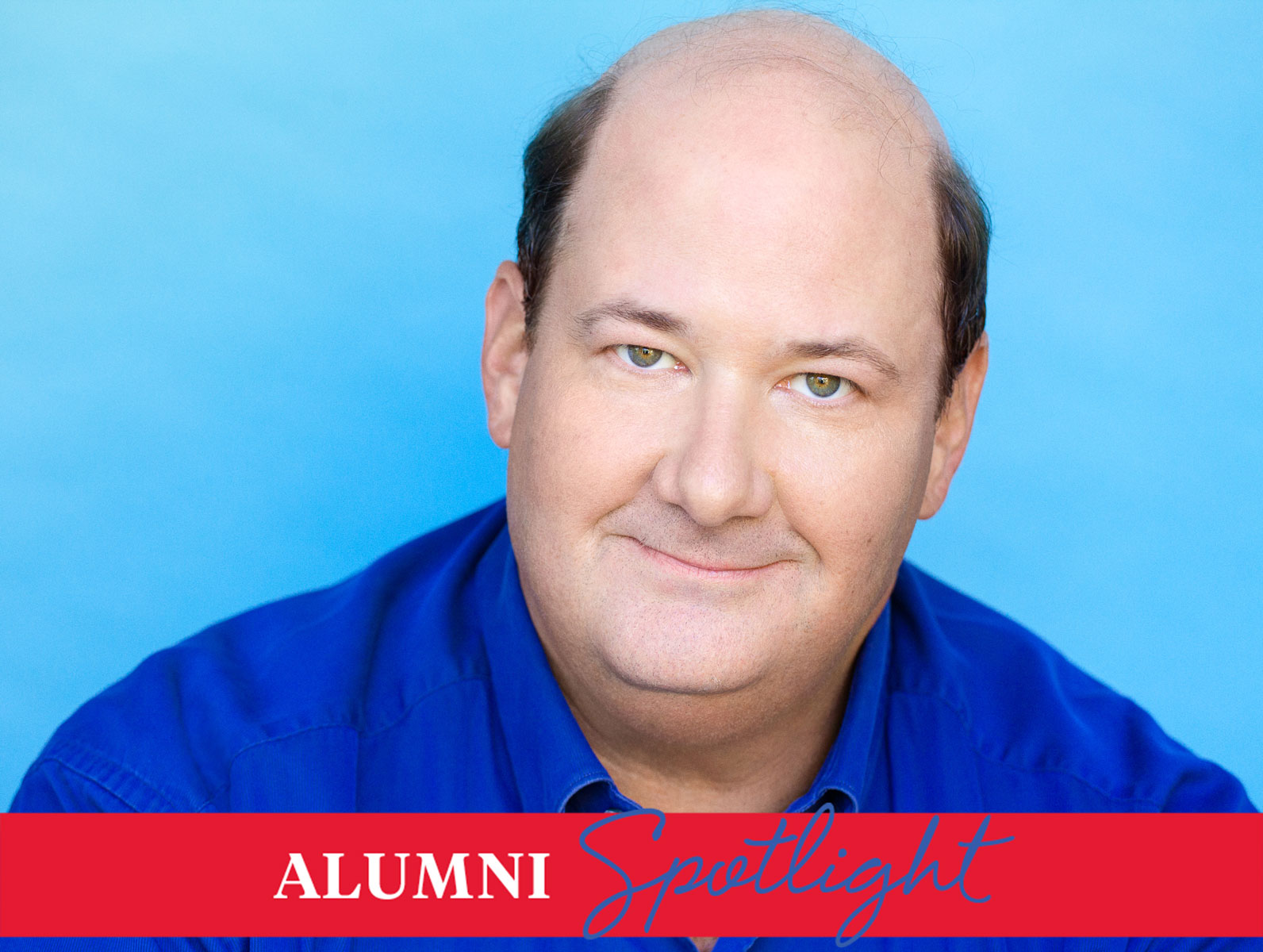 Headshot of theatre alum Brian Baumgartner (B.F.A. '95).