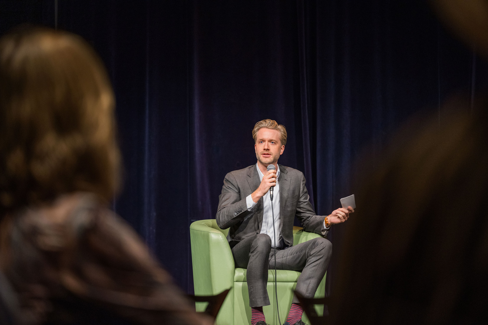 MMIAM alum Philip DeBoer being interviewed