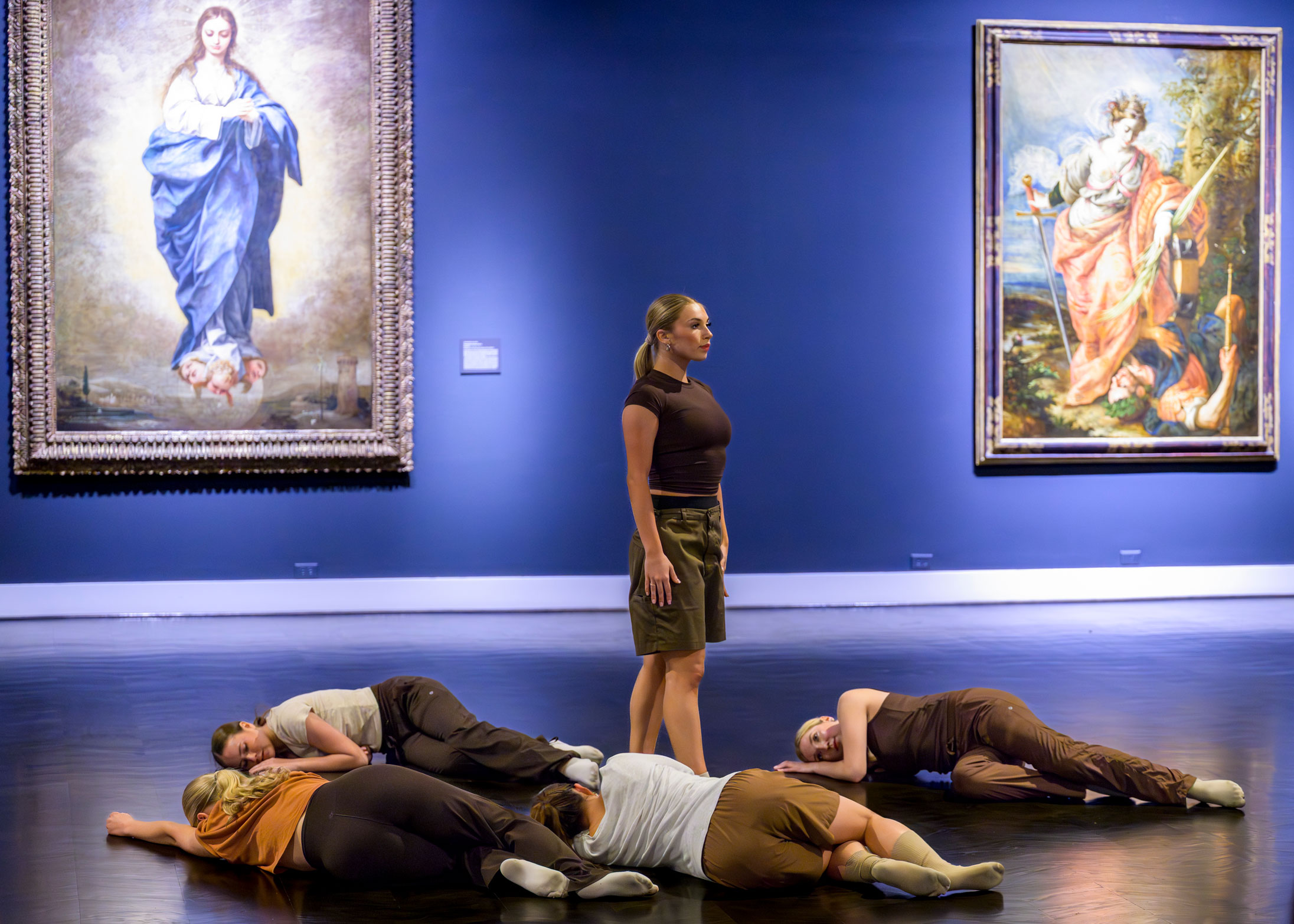 Division of Dance students perform in the Meadows Museum gallery