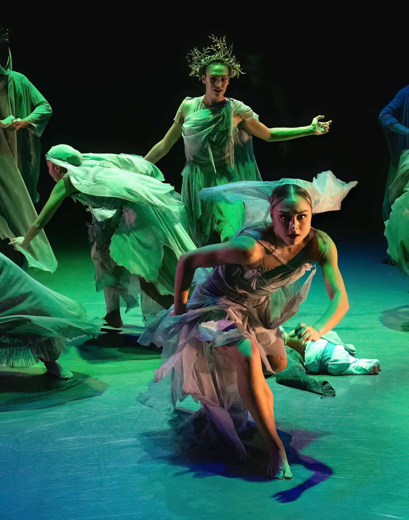 Production photos from Joshua Peugh's adaptation of "Macbeth" courtesy of Ballet Memphis.