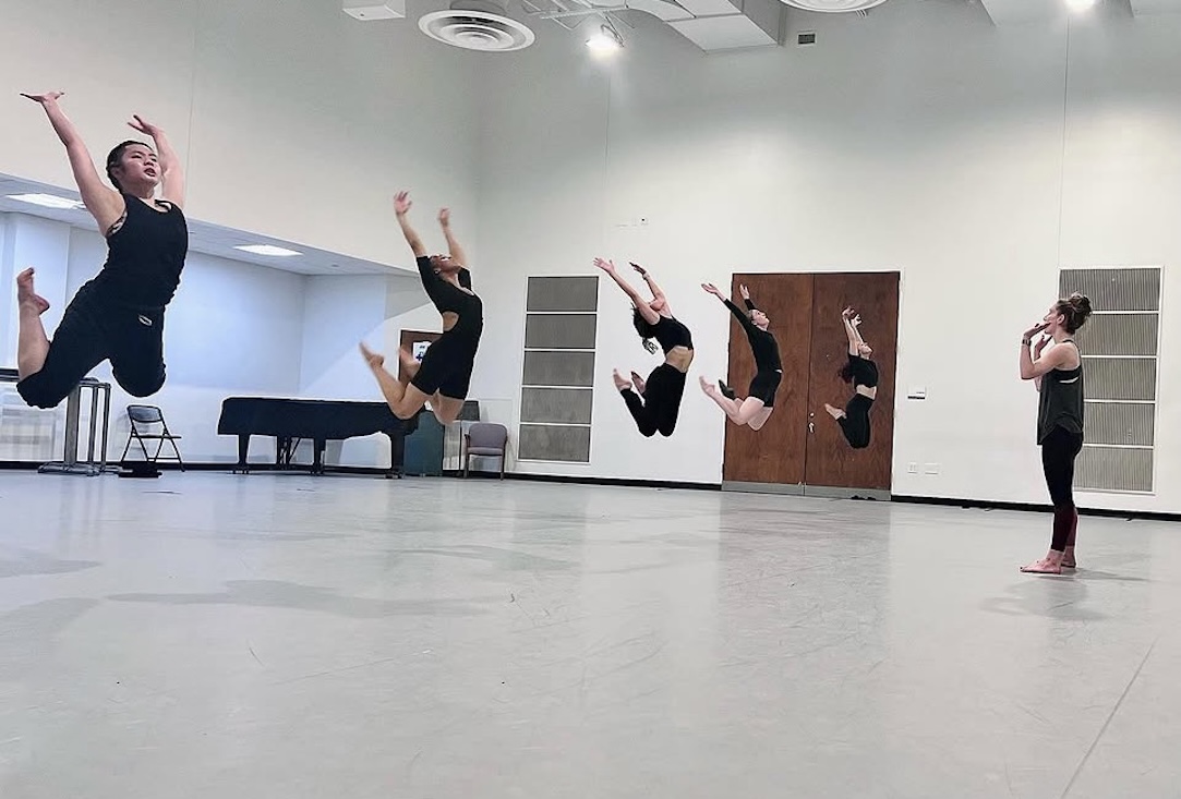 SMU Meadows students in the B.F.A. in Dance Performance program can use the mirrorless Studio 1430 for experimental work.