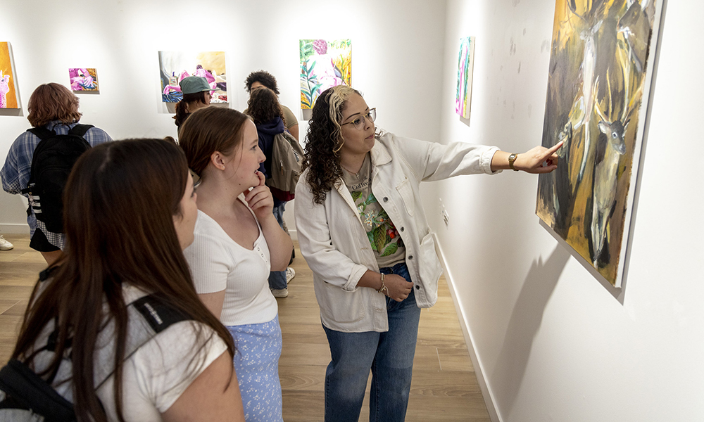 A Master of Fine Arts in Art at SMU Meadows includes many opportunities to exhibit work in galleries.