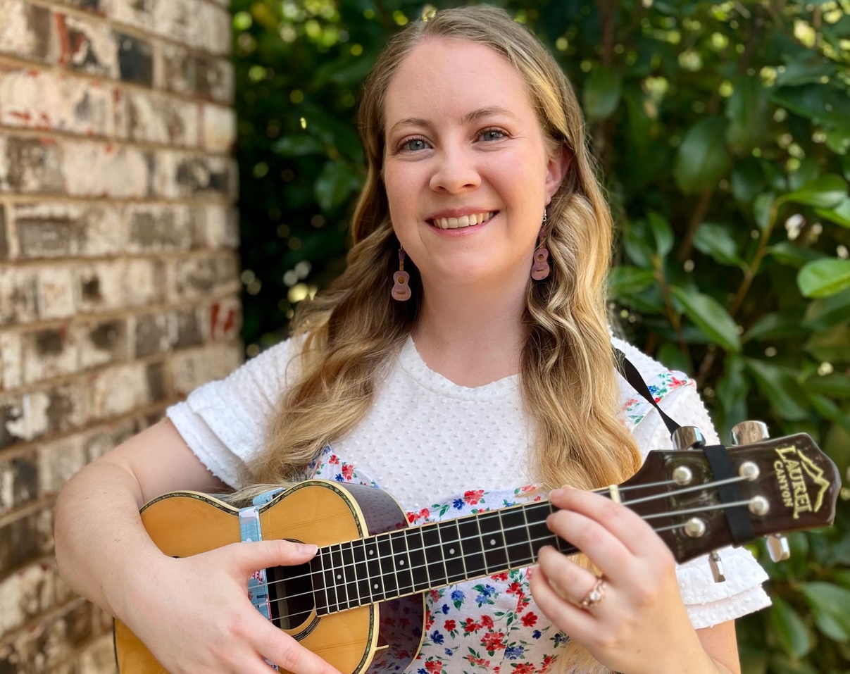 SMU master's in music education graduate Kristin Stubblefield teaches elementary-level music.
