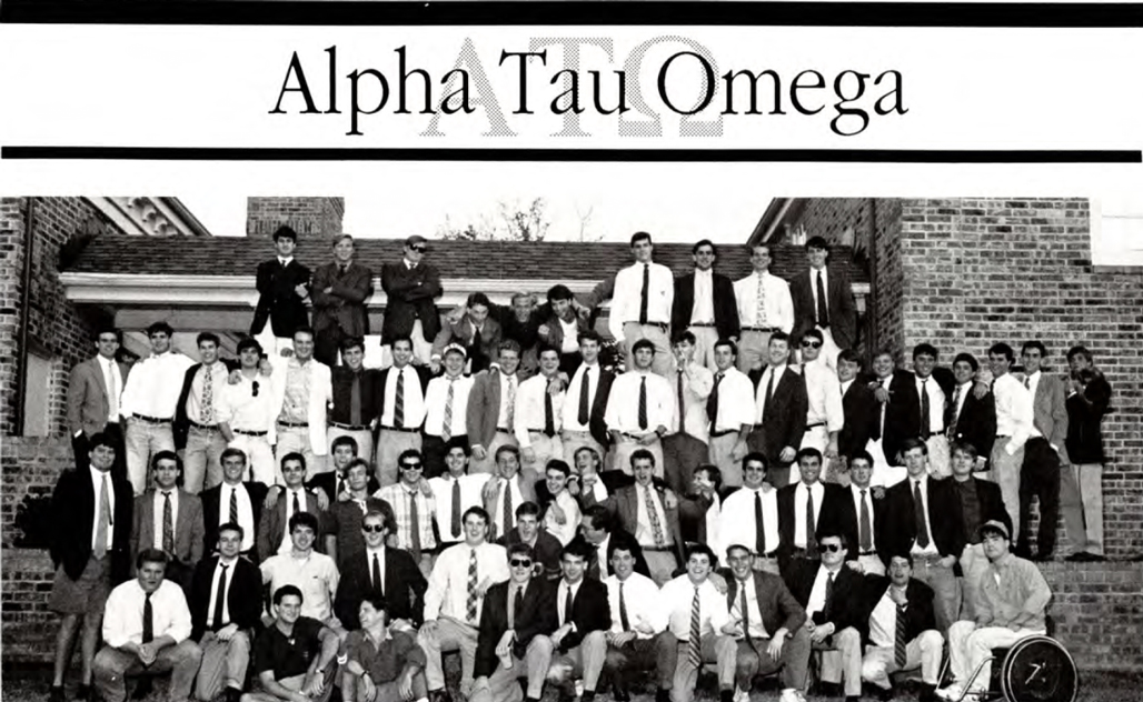 Alpha Tau Omega yearbook photo